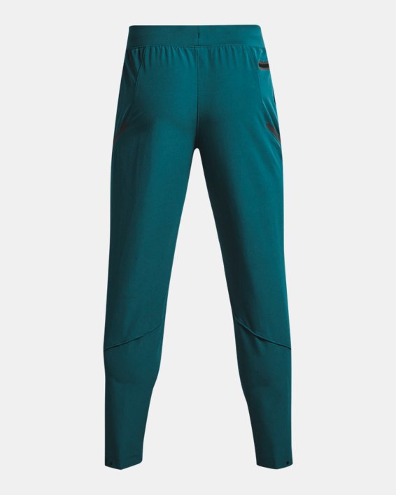 Men's UA Unstoppable Brushed Pants in Green image number 8